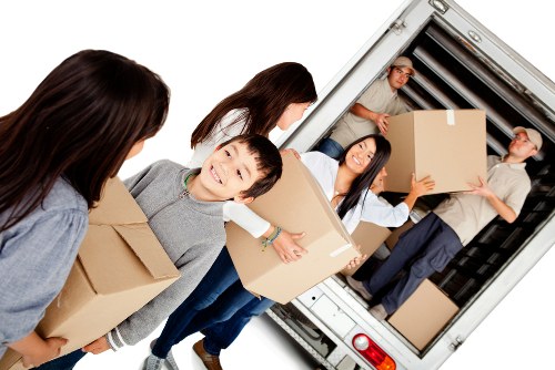Commercial moving team planning an office relocation in Haggerston