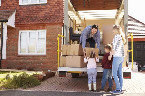 Furniture loading and transport for a Haggerston move