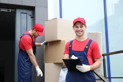Moving support for a Haggerston home relocation