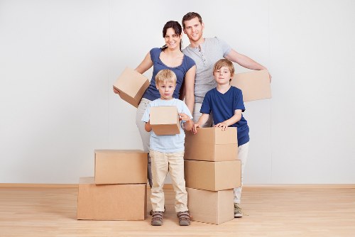 Securely packed moving items inside a van for a safe Haggerston relocation