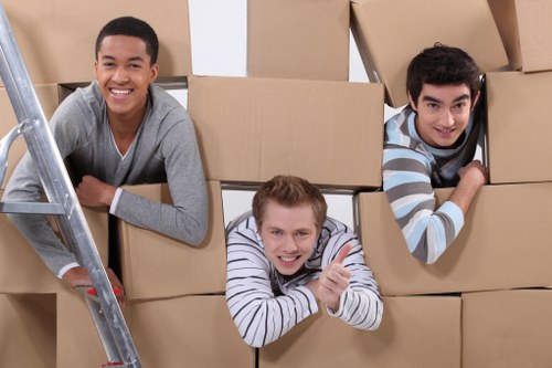 Local office move preparation near Haggerston streets