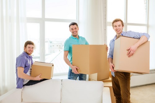 Local removals van for flat and office moves in Haggerston