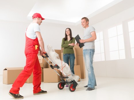 Local moving van for flat and office transport in Haggerston