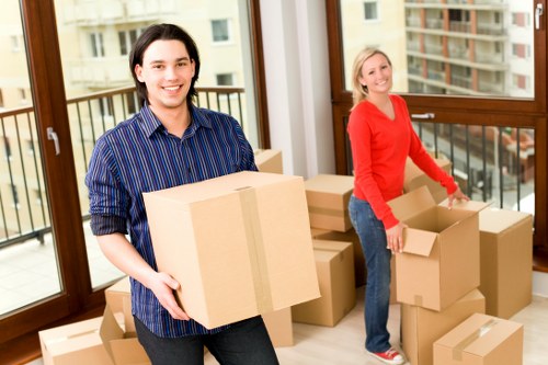 Commercial furniture removal for a business near Haggerston
